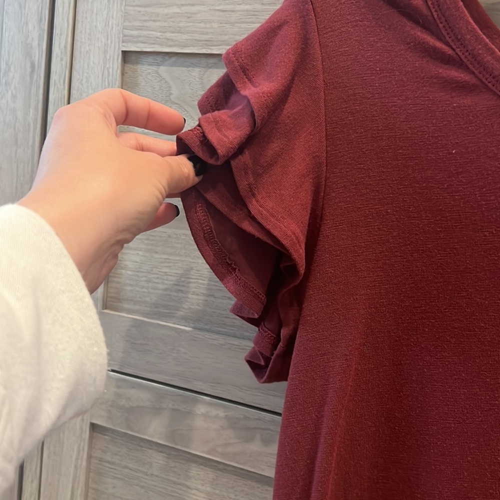 Super Soft Express Flutter Sleeve Top - image 4